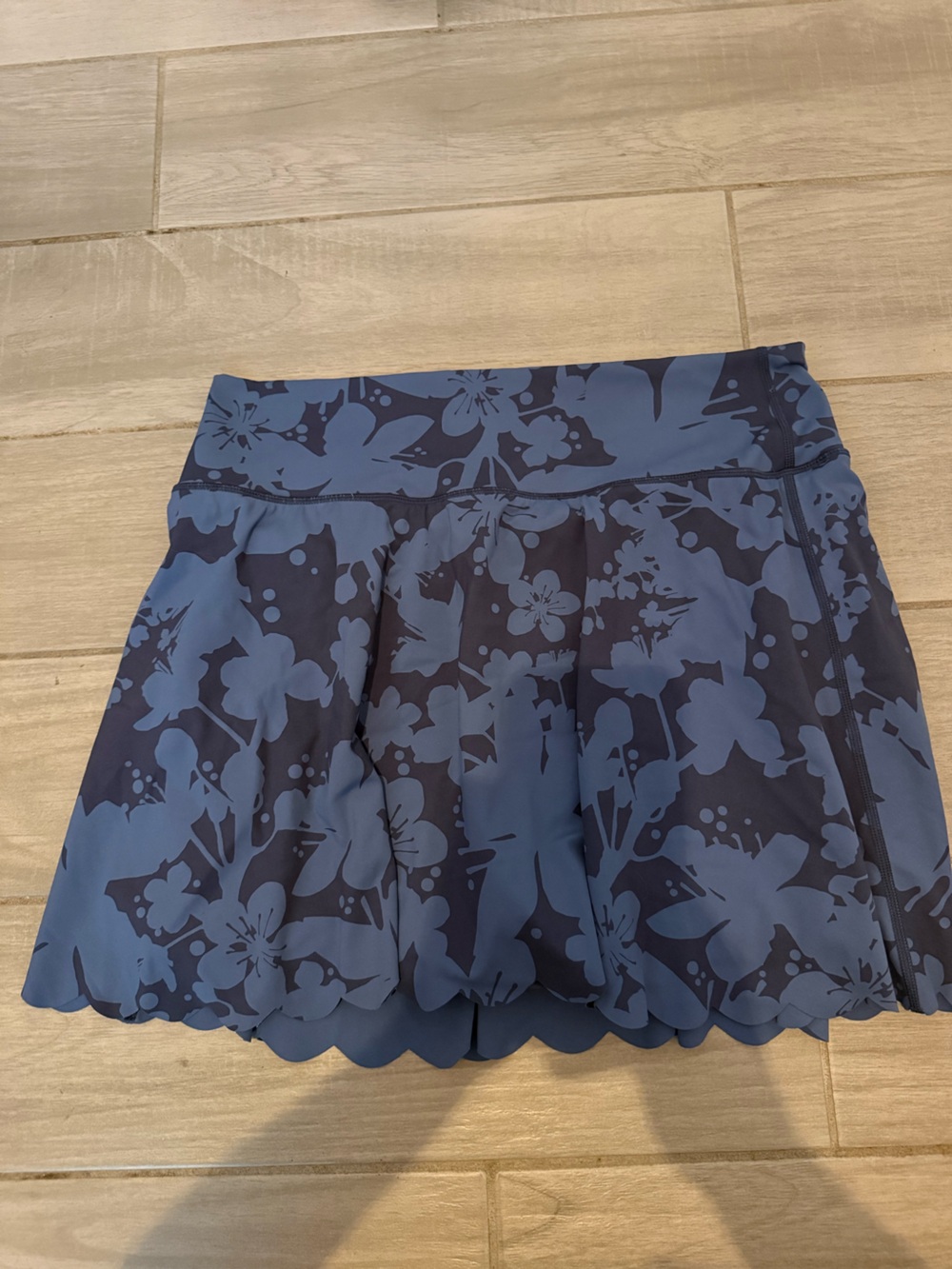 aerie Blue Floral Print Skirt